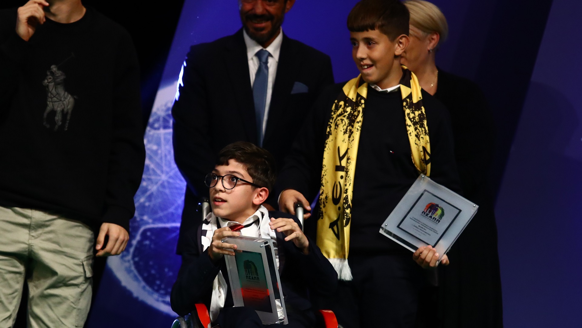 Ο μικρός Γιάννης στα βραβεία ΠΣΑΠ