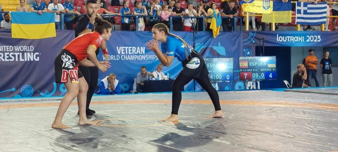 H Mυλωνά σε αγώνα grappling