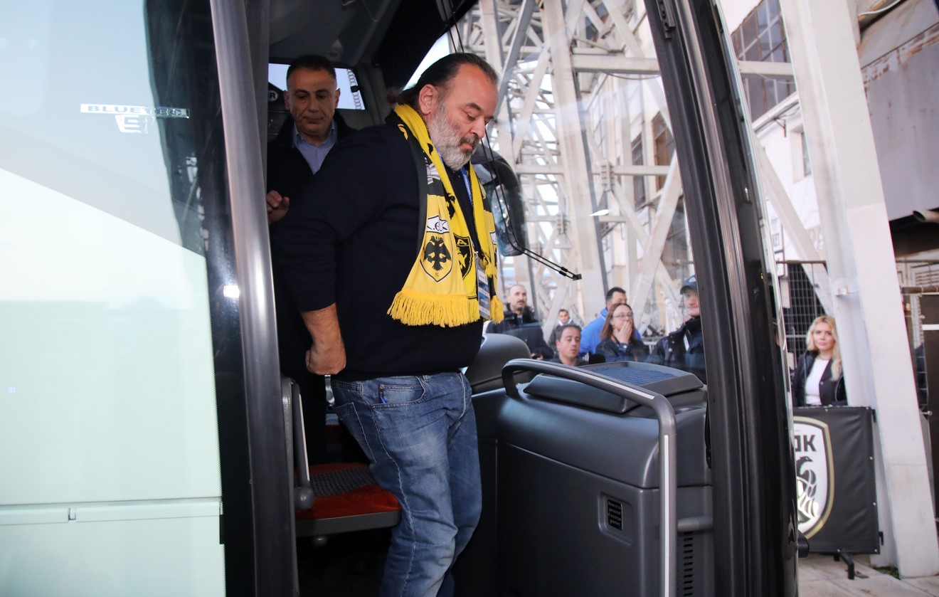 Ο Μάριος Ηλιόπουλος στην Τούμπα