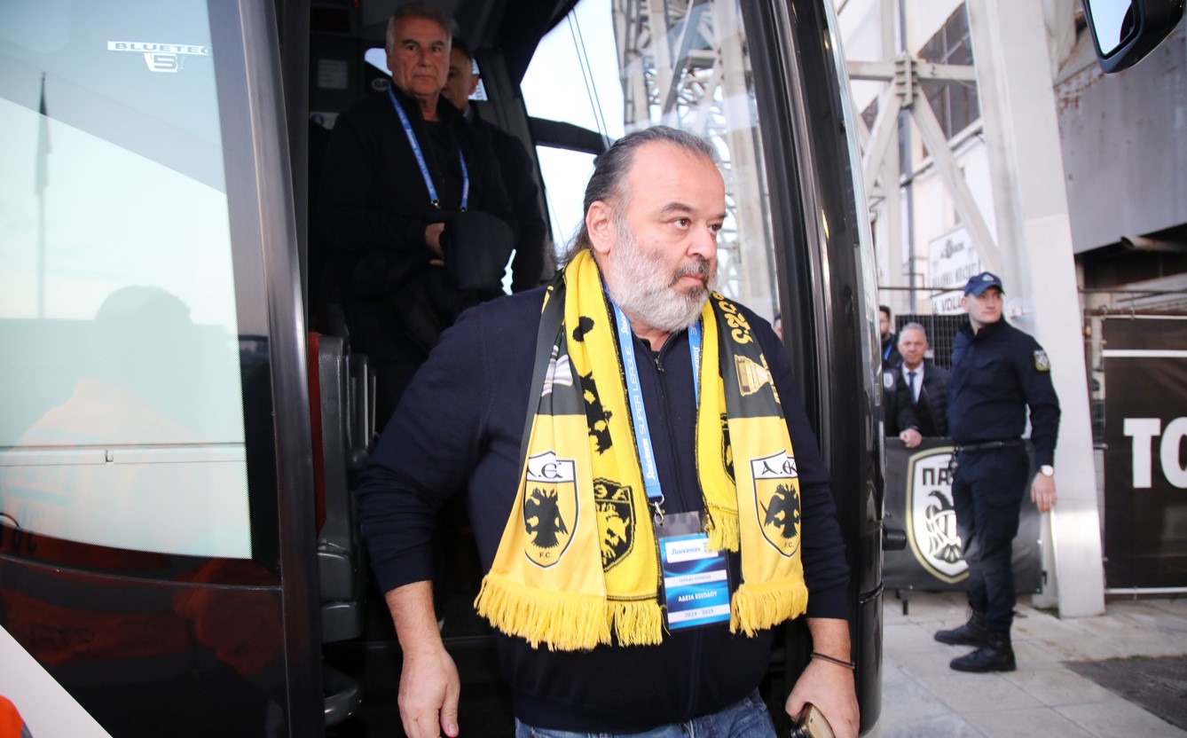 Ο Μάριος Ηλιόπουλος στην Τούμπα
