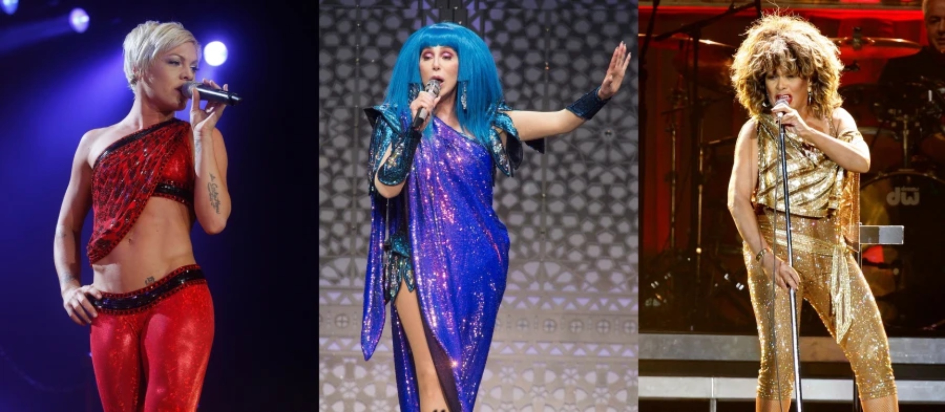 Pink, CHer, Tina Turner