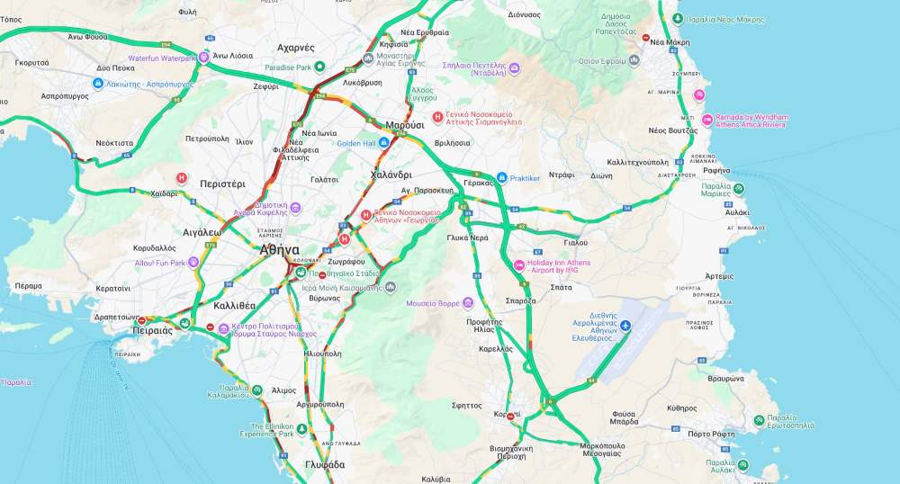 Η κίνηση στην Αττική