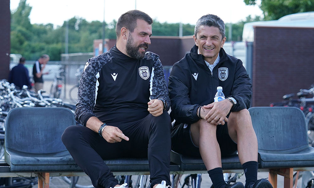 Ο Λουτσέσκου με τον Κυριάκο Κυριάκο