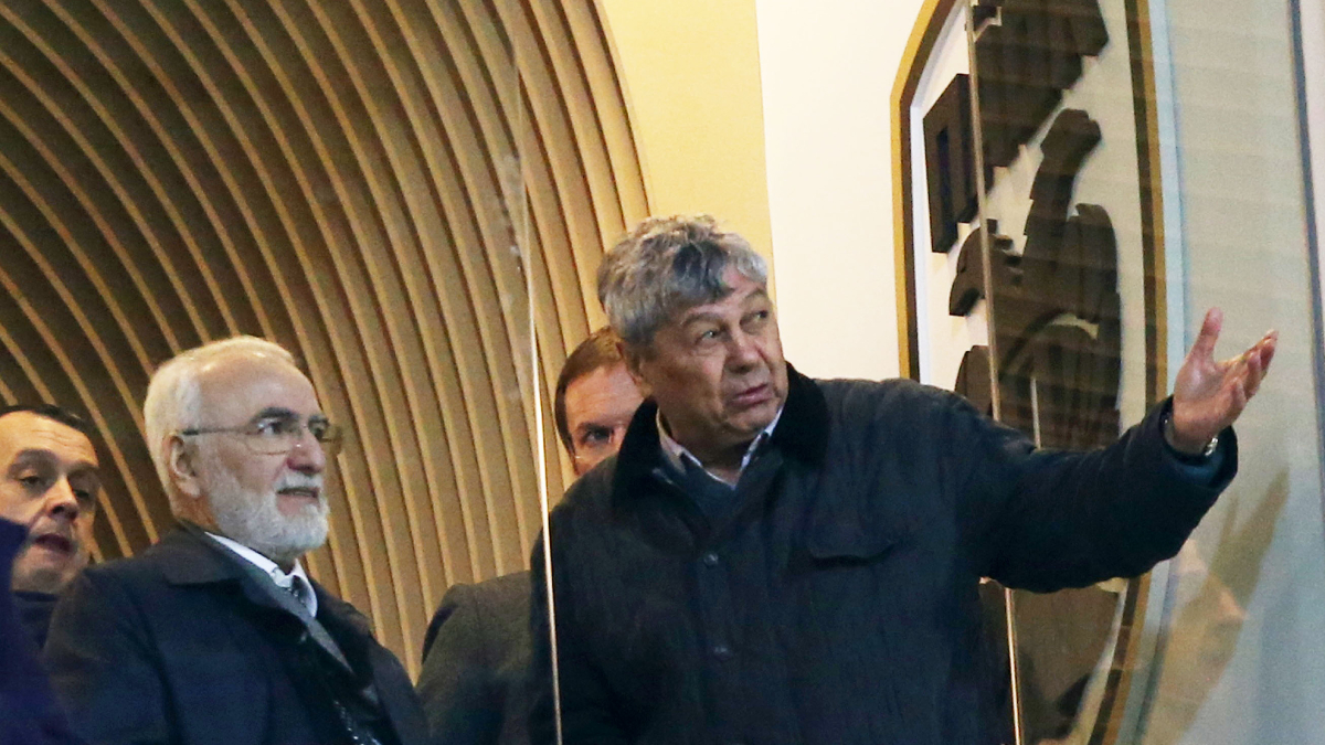 Ο Μιρτσέα Λουτσέσκου με τον Ιβάν Σαββίδη