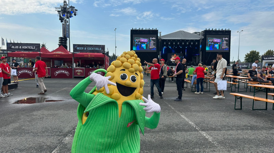 Η μασκότ στη Ρίγα