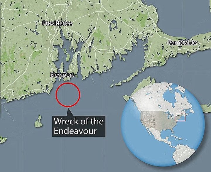 Το σημείο που βρέθηκε το ναυάγιο 