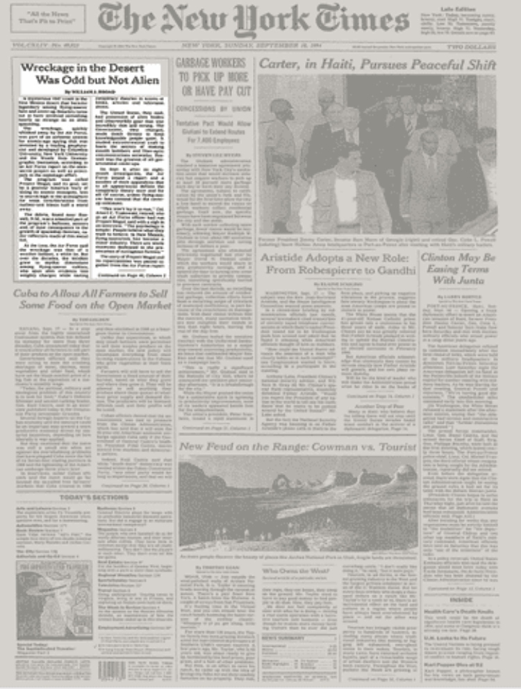 Η αποκάλυψη του 1994