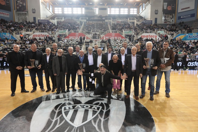 Από τη βράβευση του ΠΑΟΚ