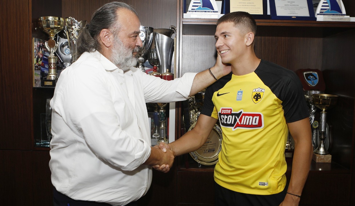 Ο Ηλιόπουλος με τον Καλοσκάμη