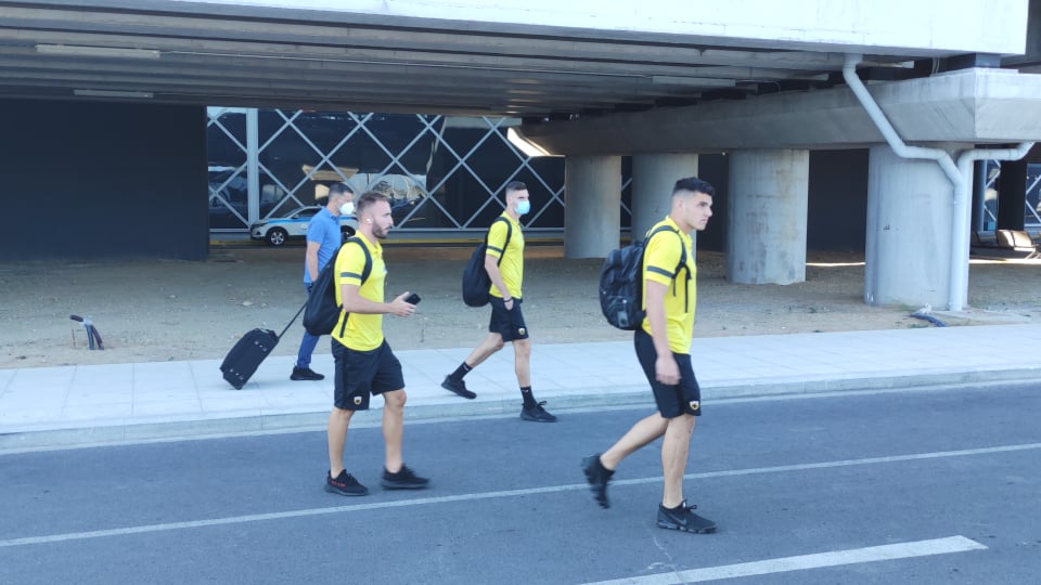 Άφιξη ΑΕΚ στη Θεσσαλονίκη