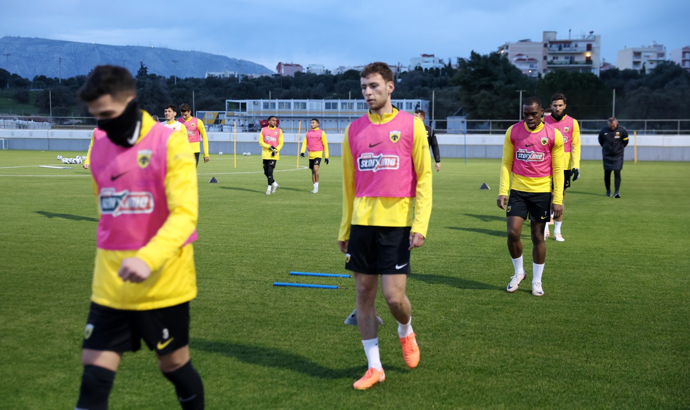 Προπόνηση ΑΕΚ