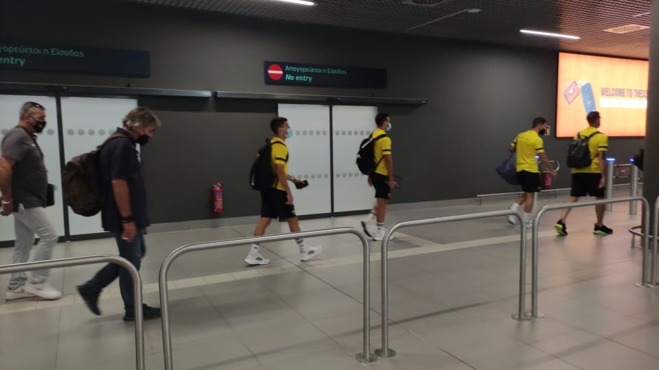 Άφιξη ΑΕΚ στη Θεσσαλονίκη