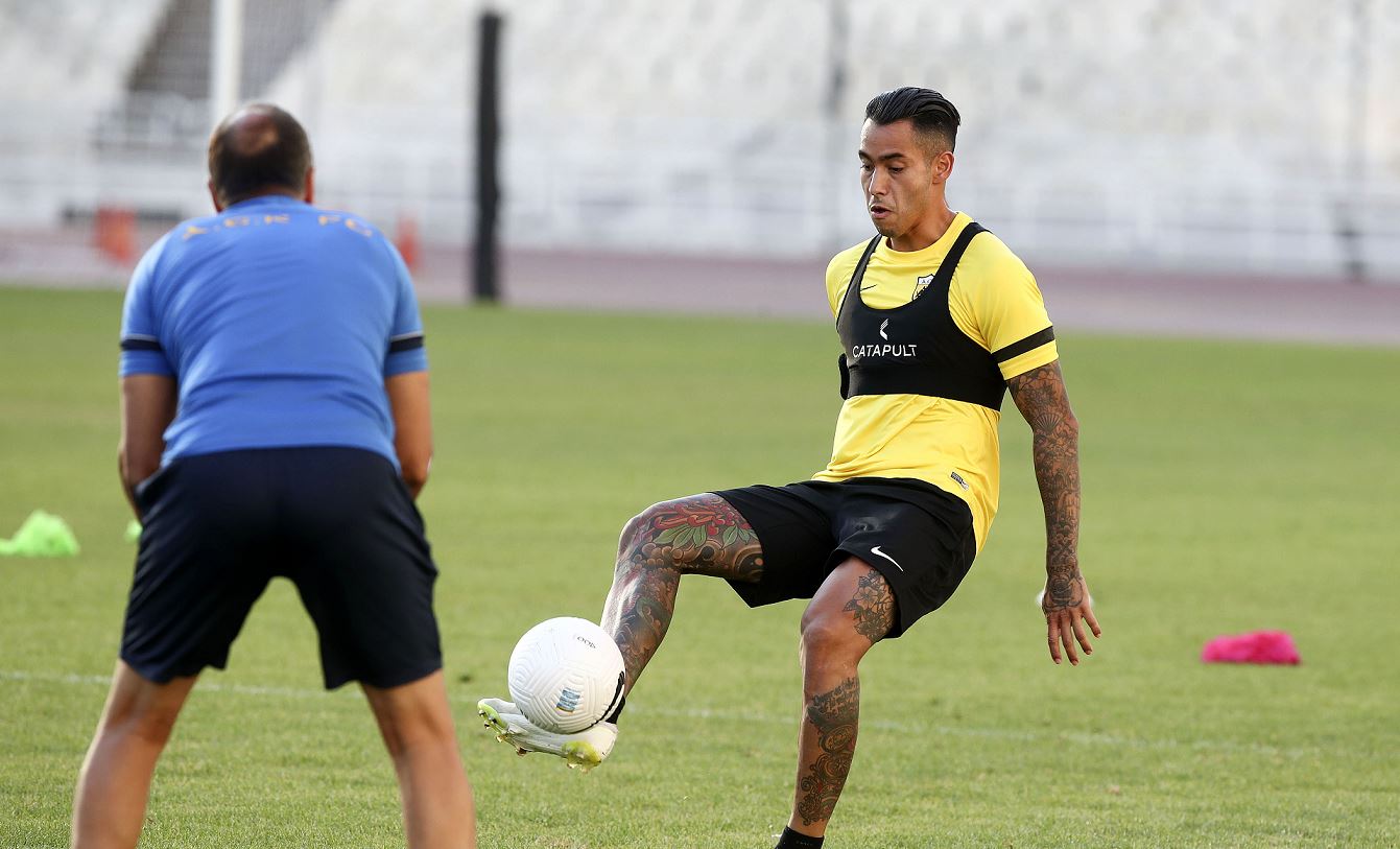 Προπόνηση της ΑΕΚ στο ΟΑΚΑ