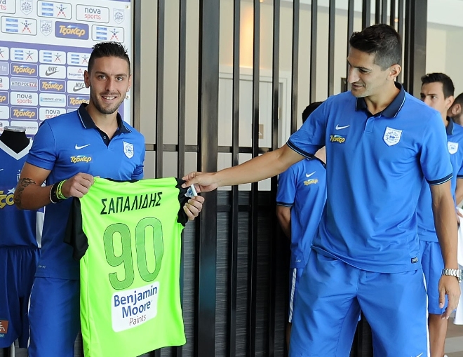 Ο Σταμάτης Σαπαλίδης κατά την παρουσίασή του στα Γιάννενα.