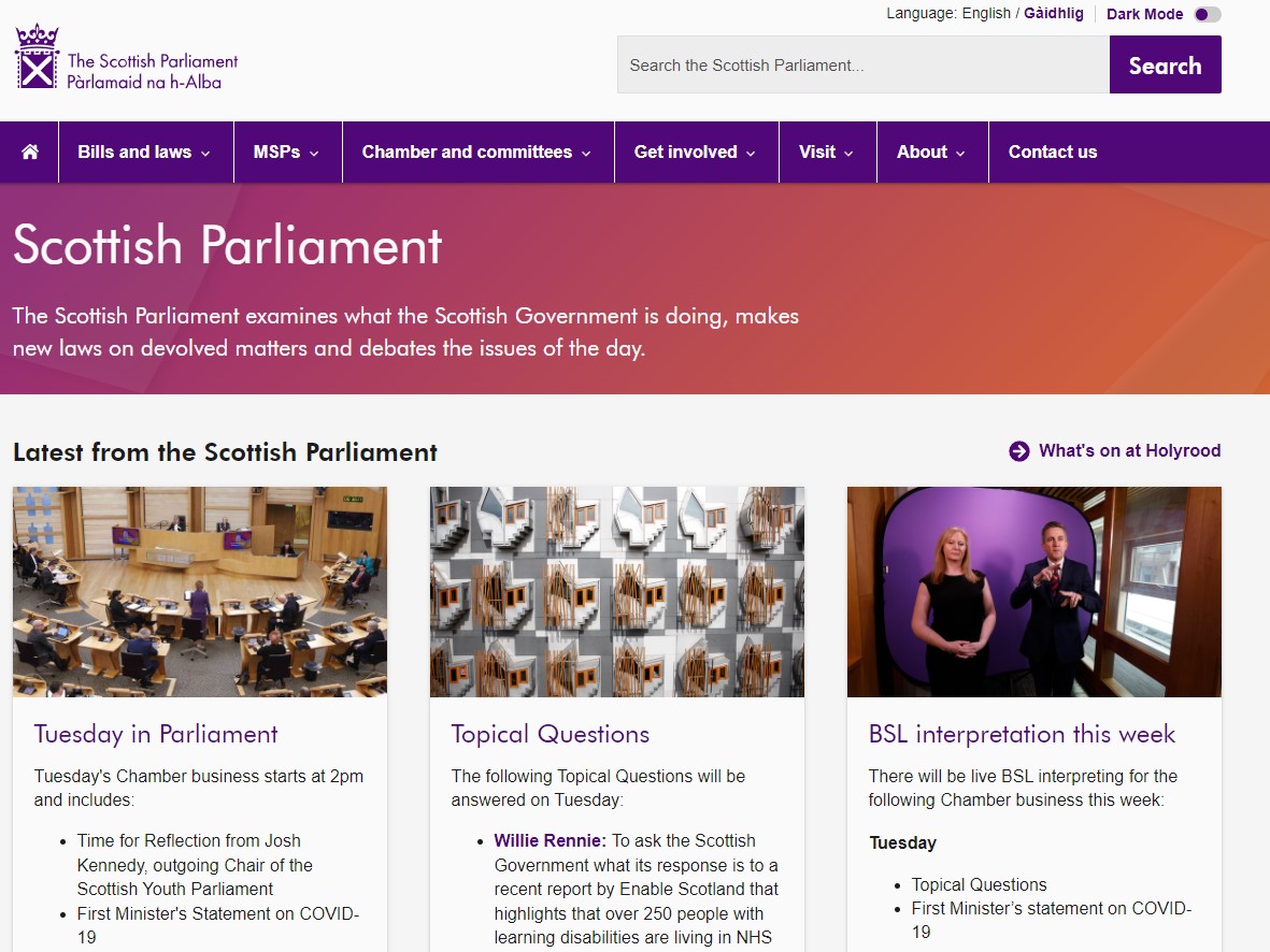 Βουλή της Σκωτίας