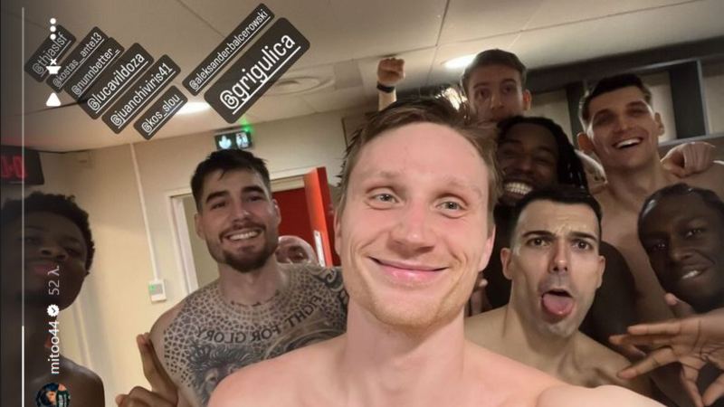 Η σέλφι μετά τη νίκη του Παναθηναϊκού επί της Μονακό