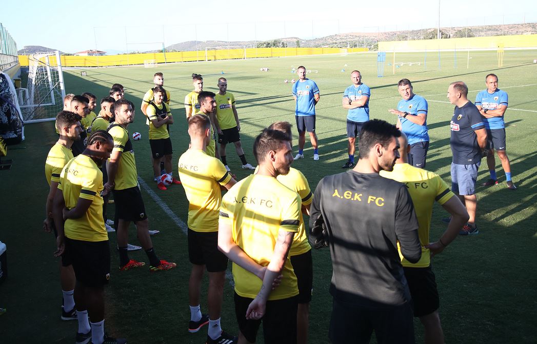 Προπόνηση ΑΕΚ