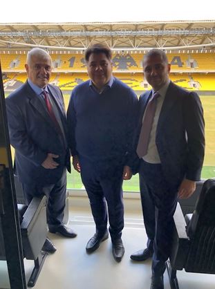 Ο Τσούνης στην OPAP Arena