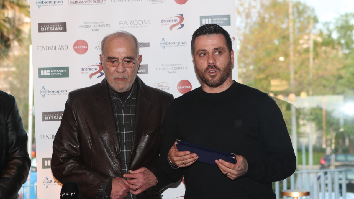 Ο Αντρέ Βιεϊρίνια και ο Γιώργος Κούδας