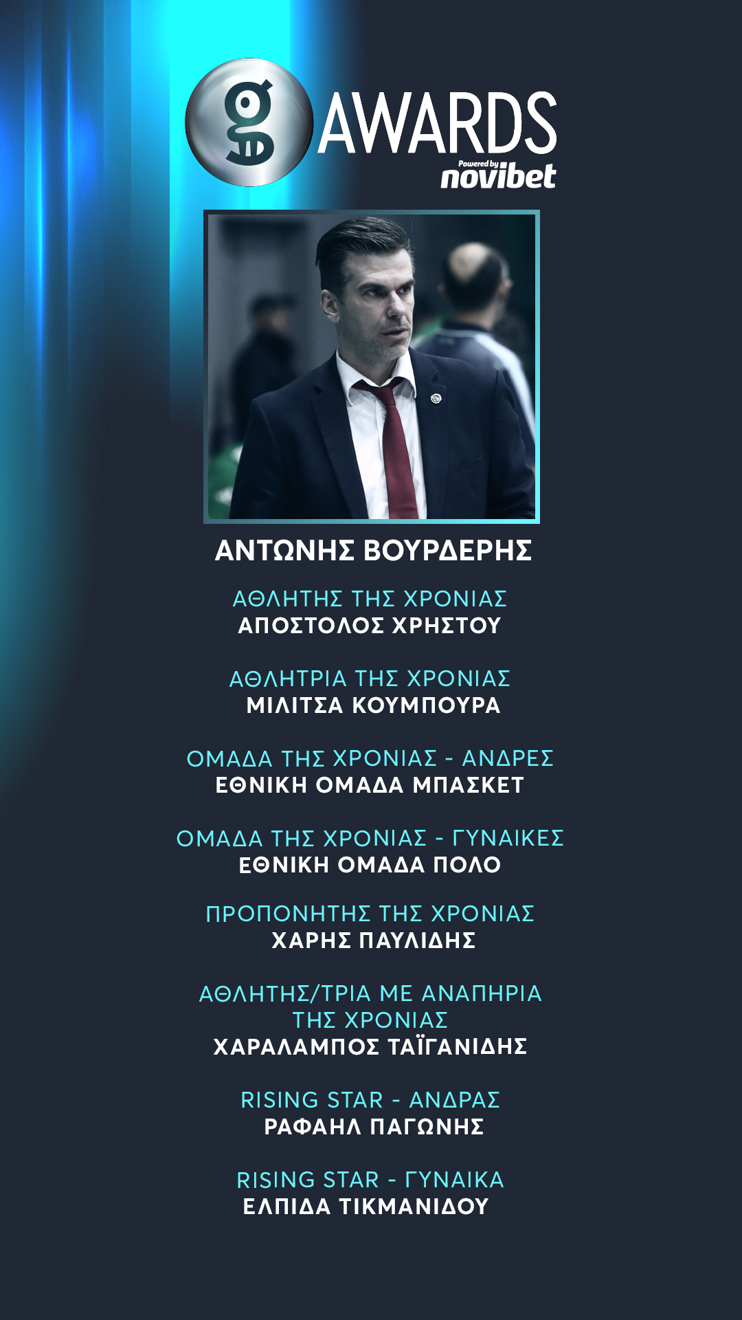 Ο Αντώνης Βουρδέρης