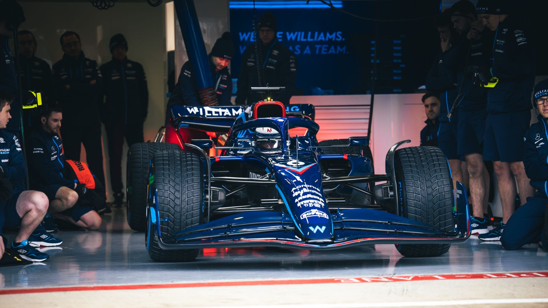 Williams FW44 Shakedown