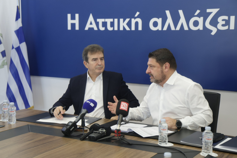 Ο Μιχάλης Χρυσοχοϊδης και ο Νίκος Χαρδαλιάς