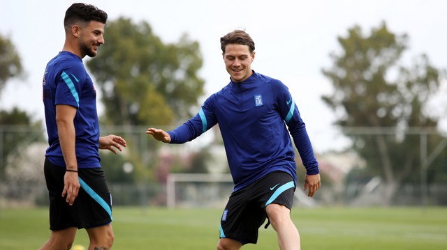 Η προπόνηση της Εθνικής