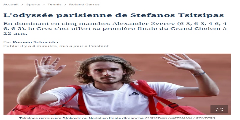 O τίτλος της Figaro