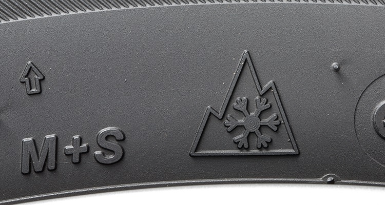 Σήμανση χειμερινών ελαστικών στο προφίλ τους