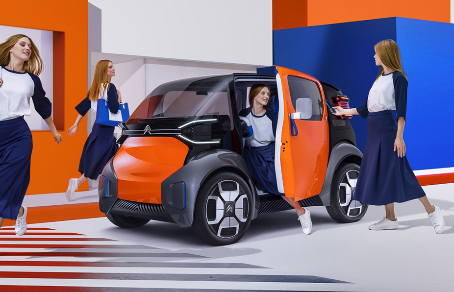 To Citroen Ami One Concept.