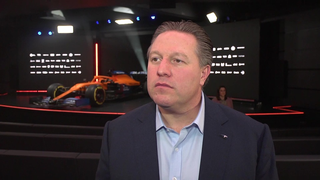 O διευθυντής της ομάδας της McLaren, Ζακ Μπράουν.