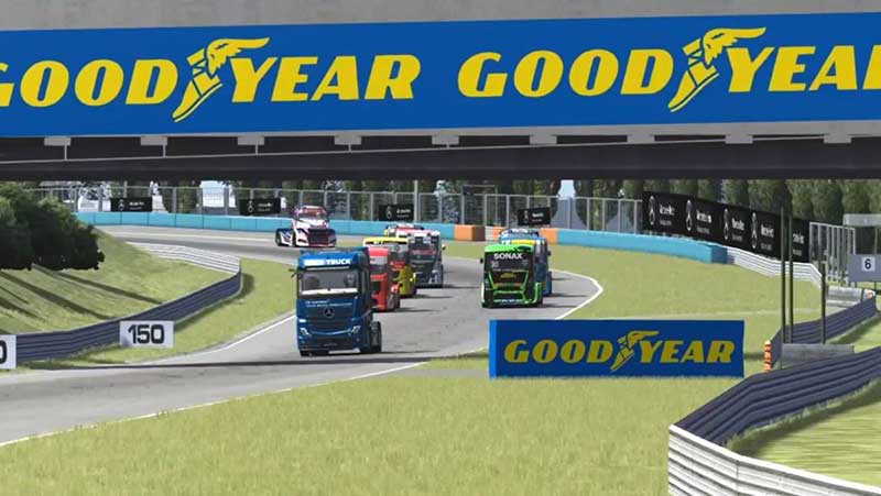 H Goodyear συμμετέχει ήδη στο ψηφιακό πρωτάθλημα φορτηγών ETRC.