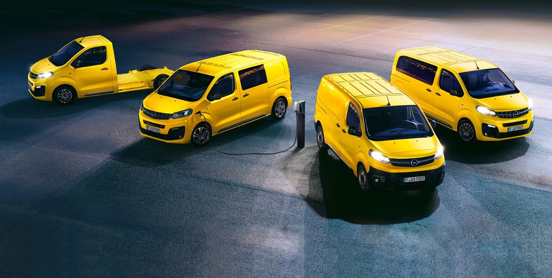To Opel Vivaro - e σε διάφορους τύπους αμαξωμάτων.