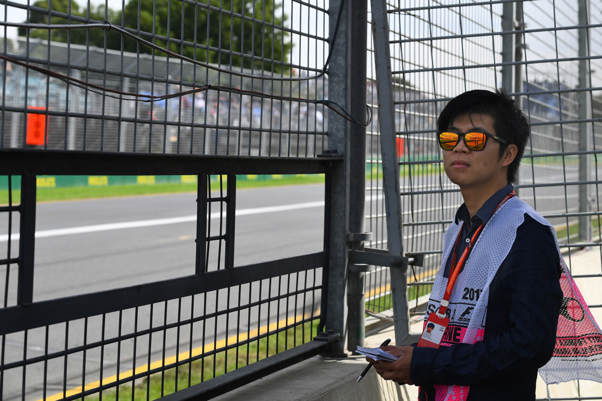 O Kινέζος δημοσιογράφος της Formula 1, Φράνκι Μάο.