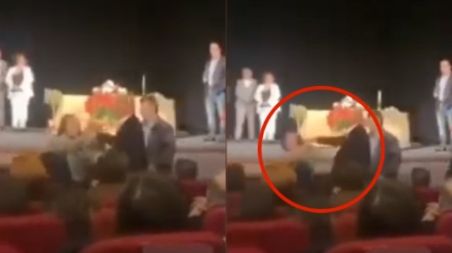  Σε ρινγκ μετατράπηκε το δημοτικό συμβούλιο στη Λέρο: Βρισιές και σπρωξίματα στην τελετή ορκωμοσίας (vid)