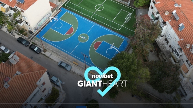 Το Giant Heart της Novibet παραδίδει δύο νέα ανακαινισμένα γήπεδα
