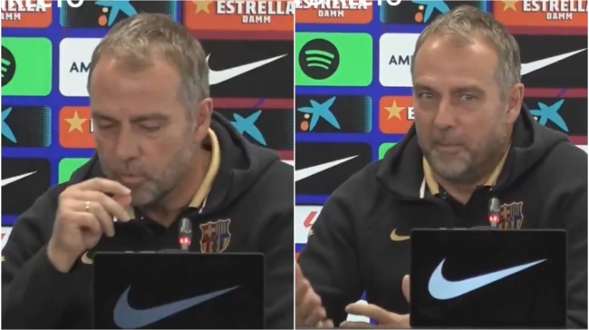 «Λύθηκαν» στα γέλια οι δημοσιογράφοι με τον Φλικ: «Ο Σέζνι καπνίζει μερικές φορές, δεν το έχω ξαναδεί» (vid)