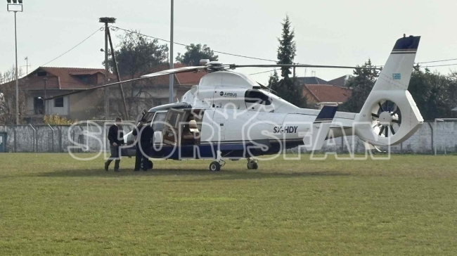 Ο Γιαννακόπουλος πήγε στην Βέροια και προσγειώθηκε στο γήπεδο του Μακροχωρίου (vid)