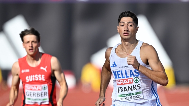 O Φρανκς πήρε ρεκόρ 27 ετών από τον Κεντέρη στον κλειστό στίβο