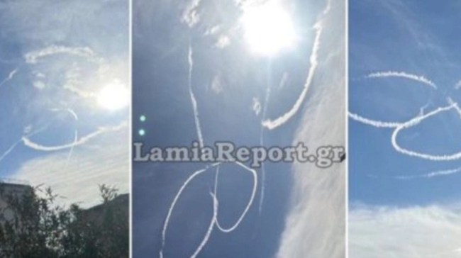 Κάτι «ακατάλληλο» σχηματίστηκε στον ουρανό της Λαμίας: Αν περιμένατε σημάδι από τον Θεό, δεν είναι αυτό