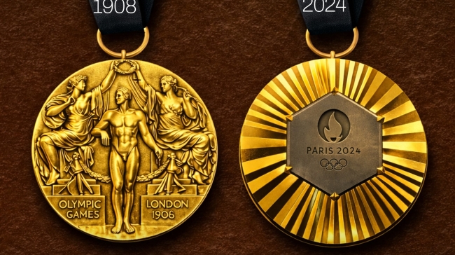 Ολυμπιακά μετάλλια: Από τα ολόχρυσα του 1908 στο... 1% χρυσό του Παρισιού το 2024