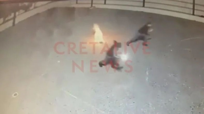 Ηράκλειο: Βίντεο ντοκουμέντο από την έκρηξη του αυτοσχέδιου μηχανισμού στο σχολείο