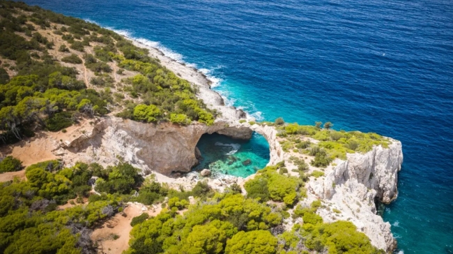 Το «Γαλάζιο Παράθυρο» στον Κορινθιακό που λίγοι γνωρίζουν