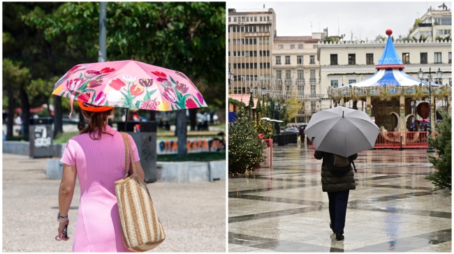 Ο καιρός... τρελάθηκε: Από τα 40άρια στις... καταιγίδες - Απότομη πτώση έως και 15°C