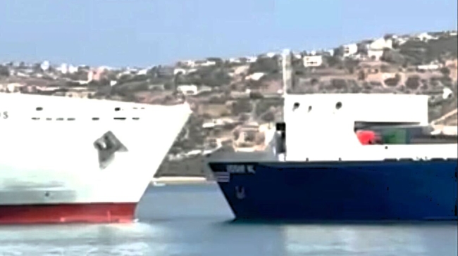 Γιατί συγκρούστηκαν τα δύο πλοία στη Σούδα – Τα σενάρια που εξετάζουν οι Αρχές