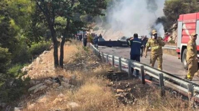 Συνελήφθη ο αδελφός αντιδημάρχου στην Ψάθα: Έπεσε με το ΙΧ του στα συντρίμμια του μοιραίου ελικοπτέρου