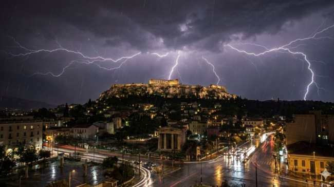 Έκτακτο δελτίο ΕΜΥ: Ισχυρές καταιγίδες και θυελλώδεις άνεμοι: Ποιες περιοχές επηρεάζονται