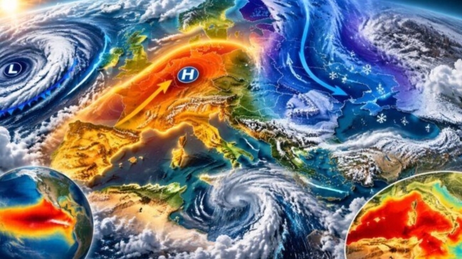 Καιρός: Η Ελλάδα στο όριο του «omega block» - Η πρόγνωση ECMWF και GFS για αρκτική εισβολή