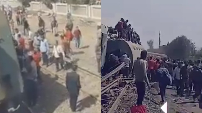 Τραγωδία στην Αίγυπτο: Εκτροχιασμός τρένου με νεκρούς και τραυματίες (pics & vids)