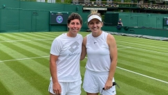Προπονήθηκαν μαζί Ναβάρο και Χάλεπ στο Wimbledon (vid)